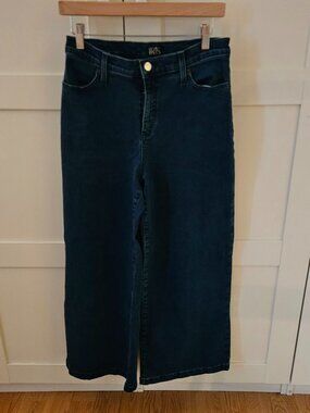 Iris denim wide leg jeans
